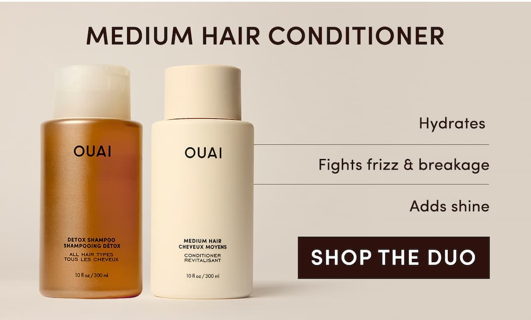 MEDIUM HAIR CONDITIONER | Hydrates. Fights frizz & breakage. Adds shine