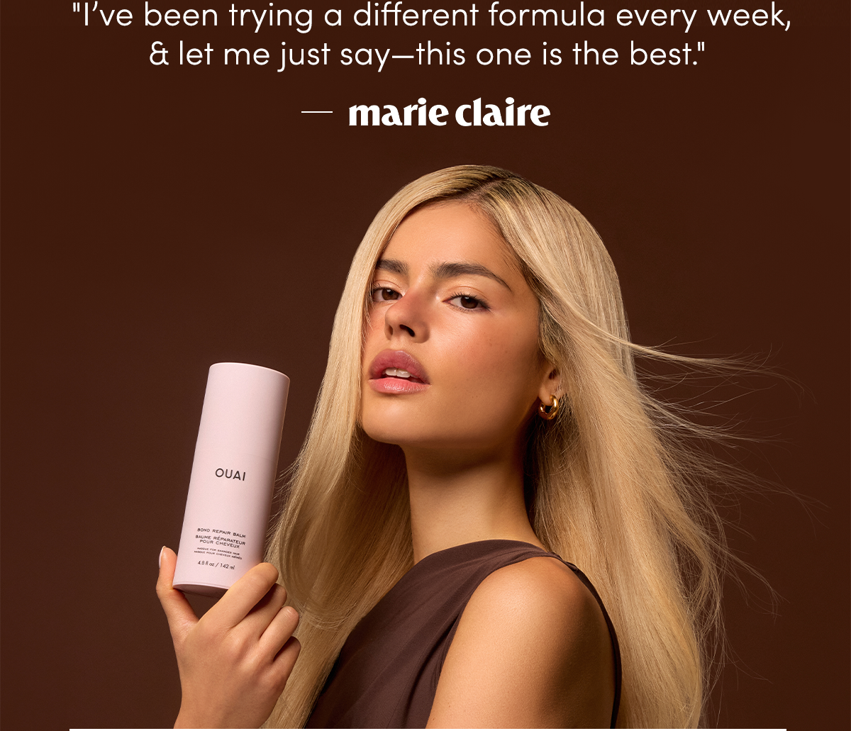"I've been trying a different formula every week, & let me just say—this one is the best." - marie claire