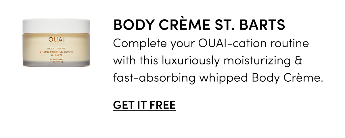 Get two free St. Barts Minis when you buy 2 body products
