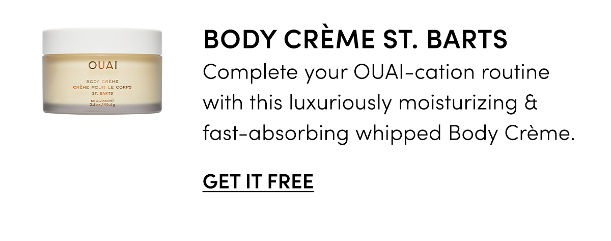 Get two free St. Barts Minis when you buy 2 body products