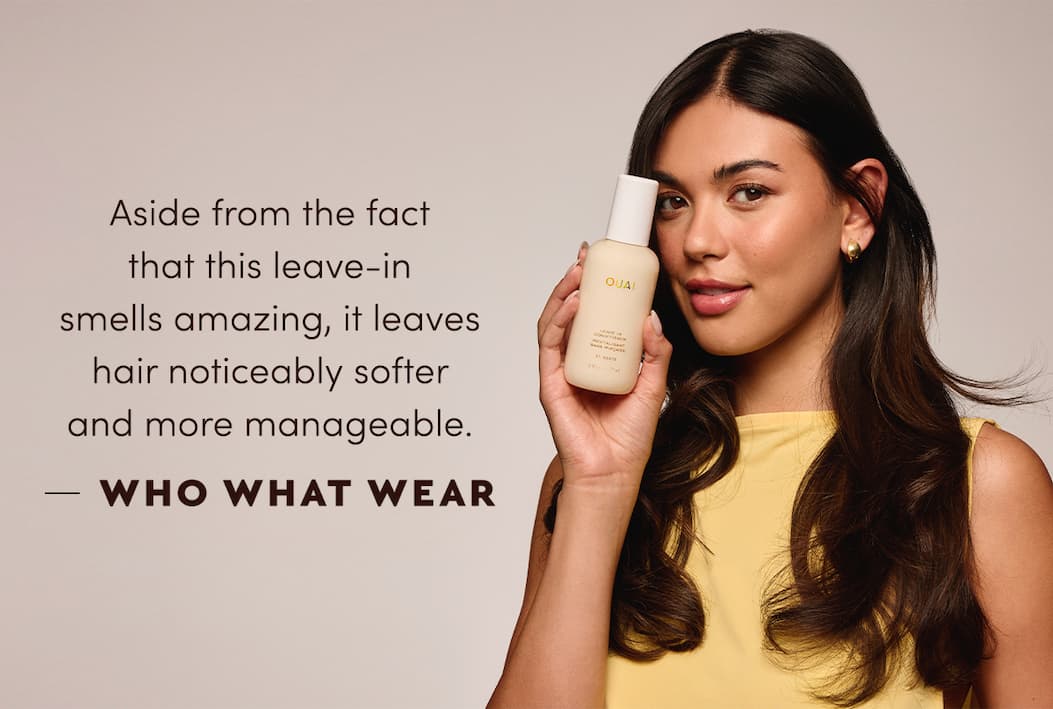 Aside from the fact that this leave-in smells amazing, it leaves hair noticeably softer, and more manageable. - WHO WHAT WEAR
