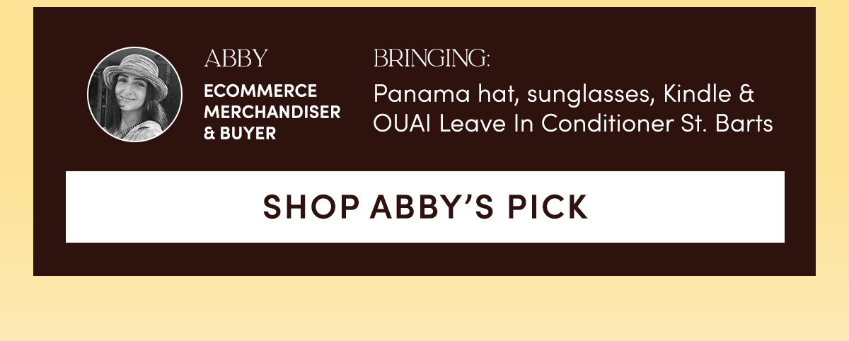 SHOP ABBY’S PICK