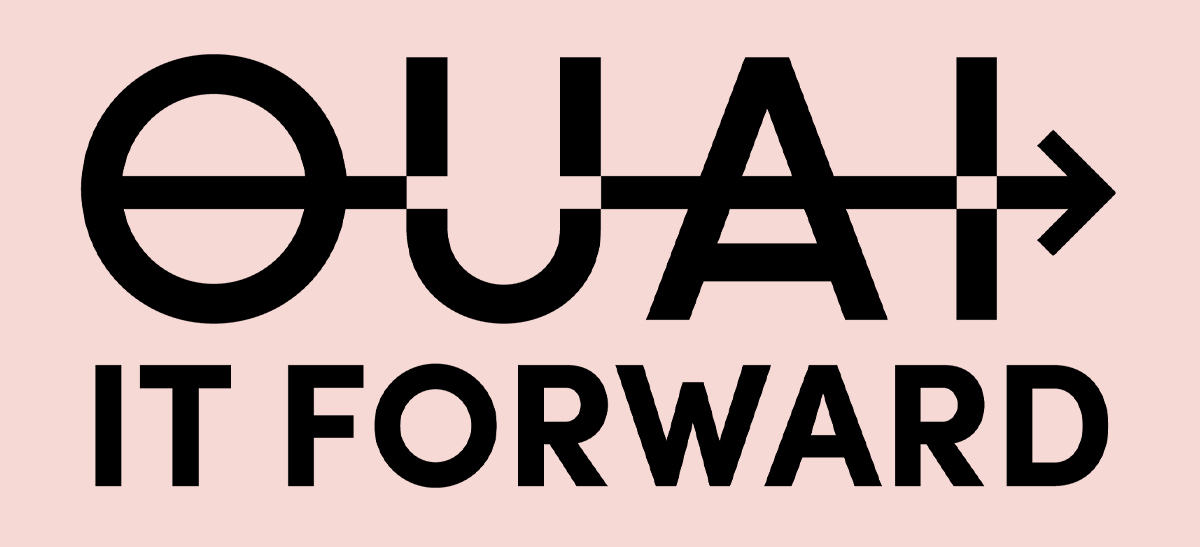 OUAI IT FORWARD LOGO OUAI IT FORWARD LOGO