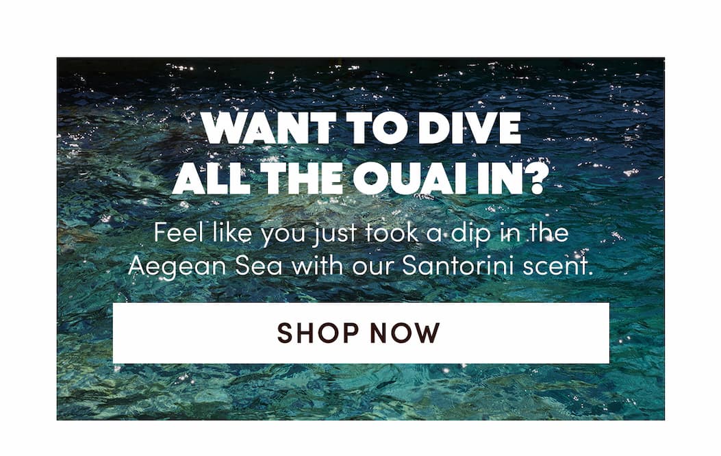 Feel like you just took a dip in the Aegean Sea with our Santorini scent. 