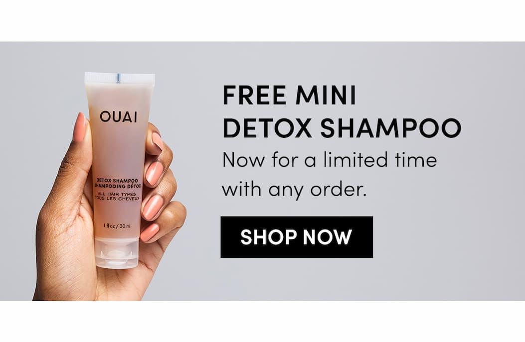 Free Mini Detox Shampoo | Now for a limited time with any order