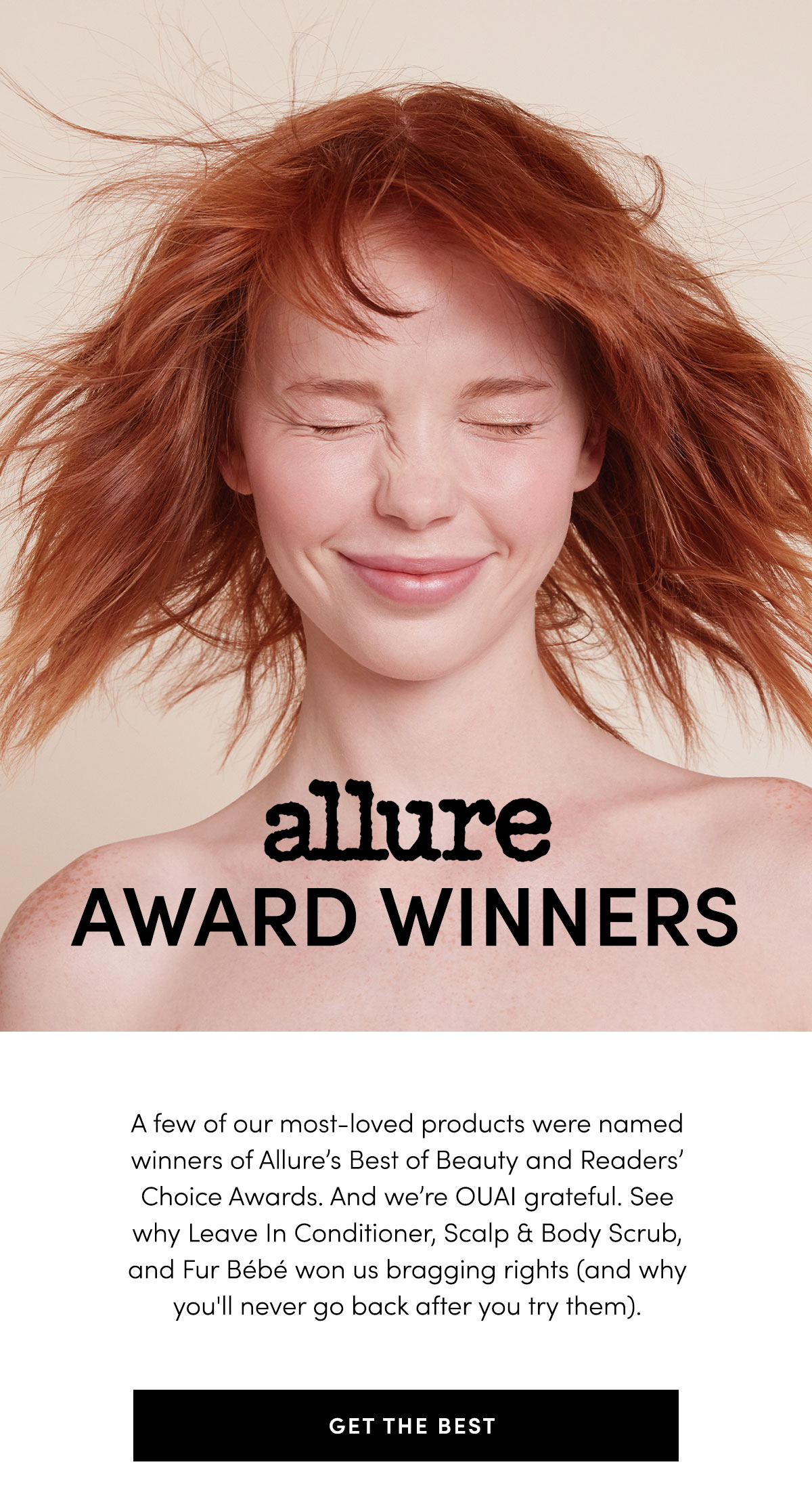 Meet our awardwinning products Ouai Haircare