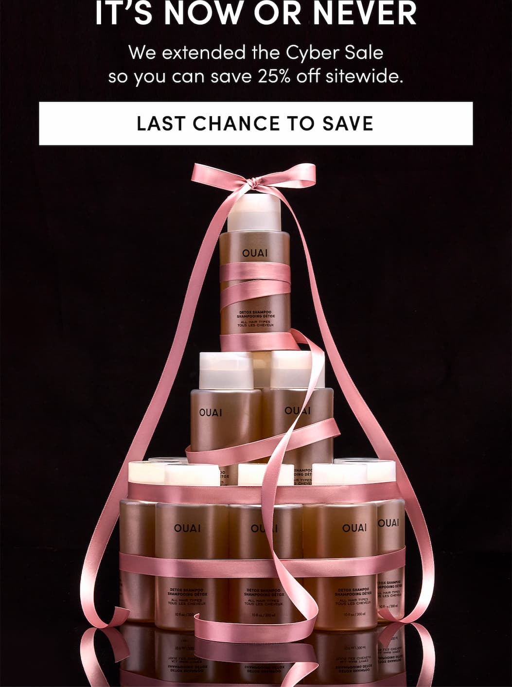 We extended the Cyber Sale so you can save 25% off sitewide