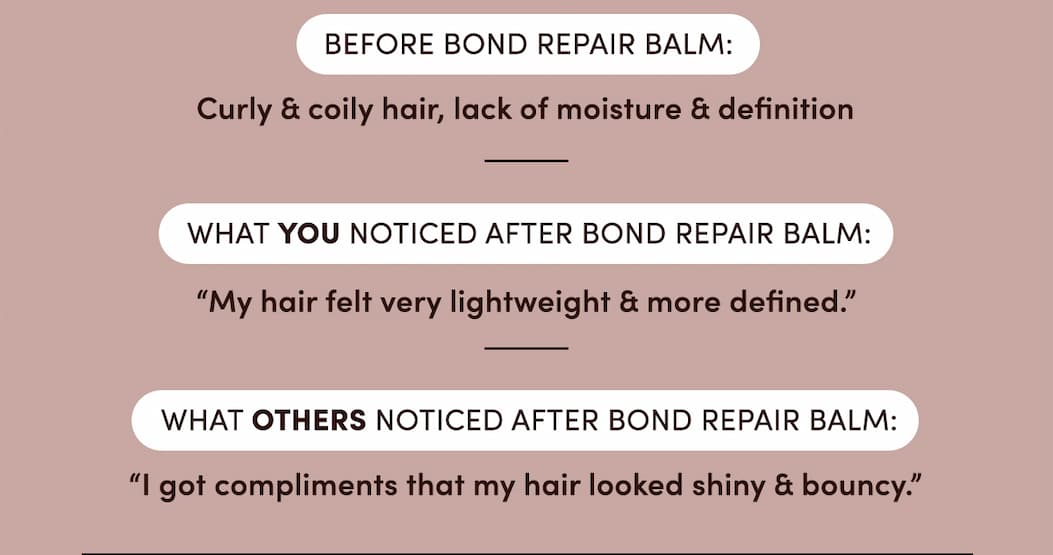 Before Bond Repair Balm