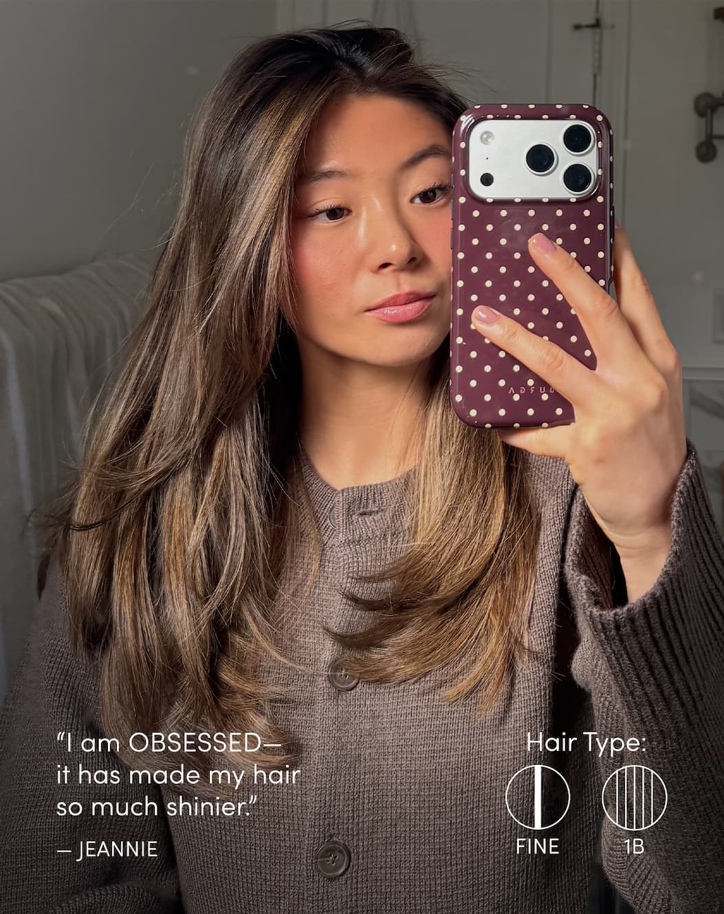 "I am OBSESSED with BRB — it has noticeably made my hair so much shinier. " - Jeannie