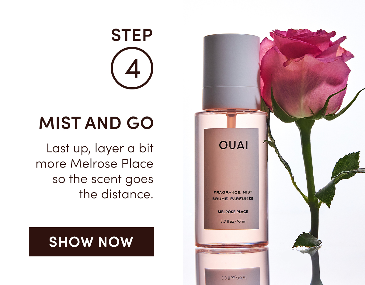 Step 4: Mist & Go | Shop Hair & Body Mist Melrose Place