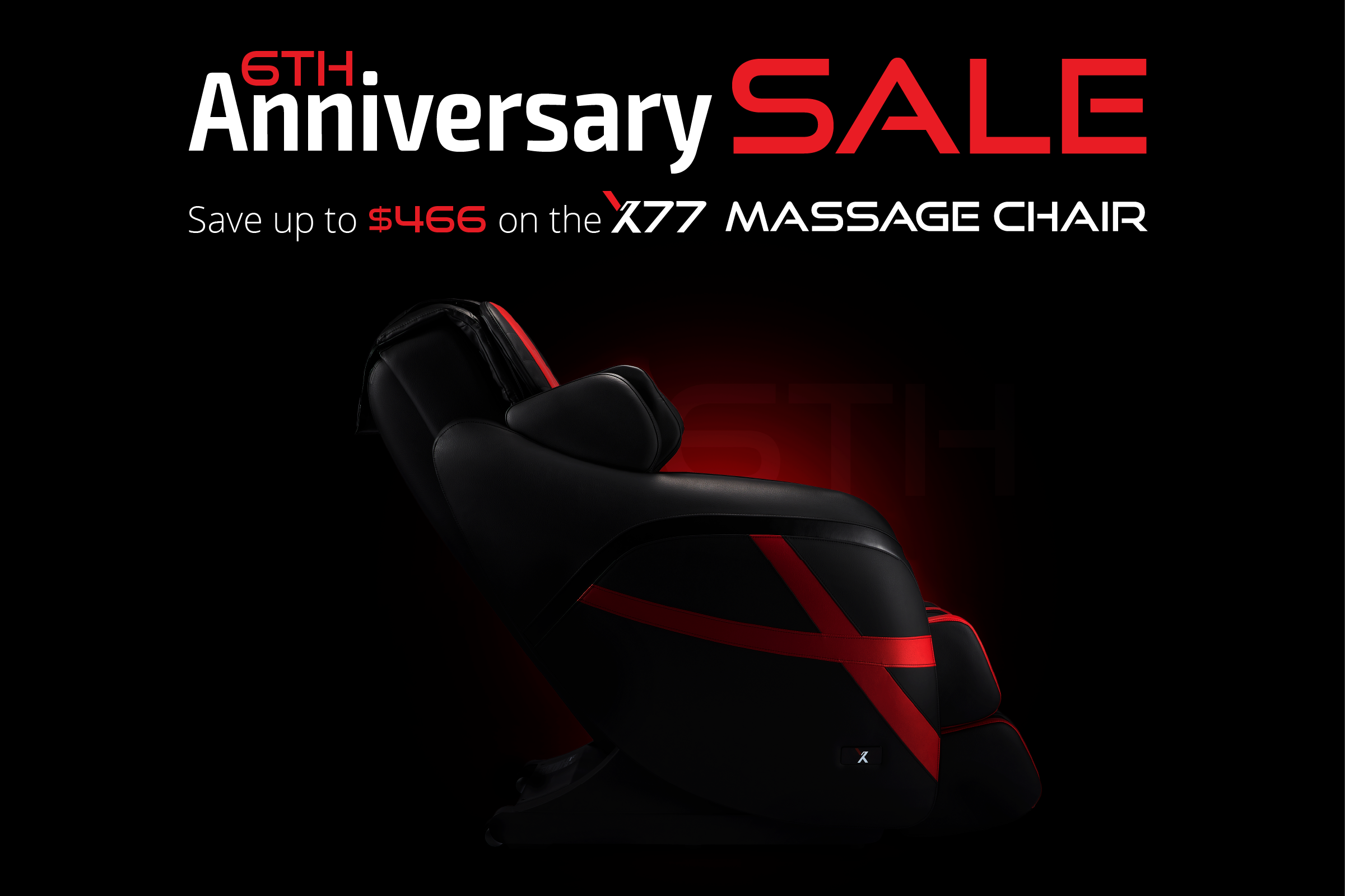 Massage your stress away with the X77 X Chair