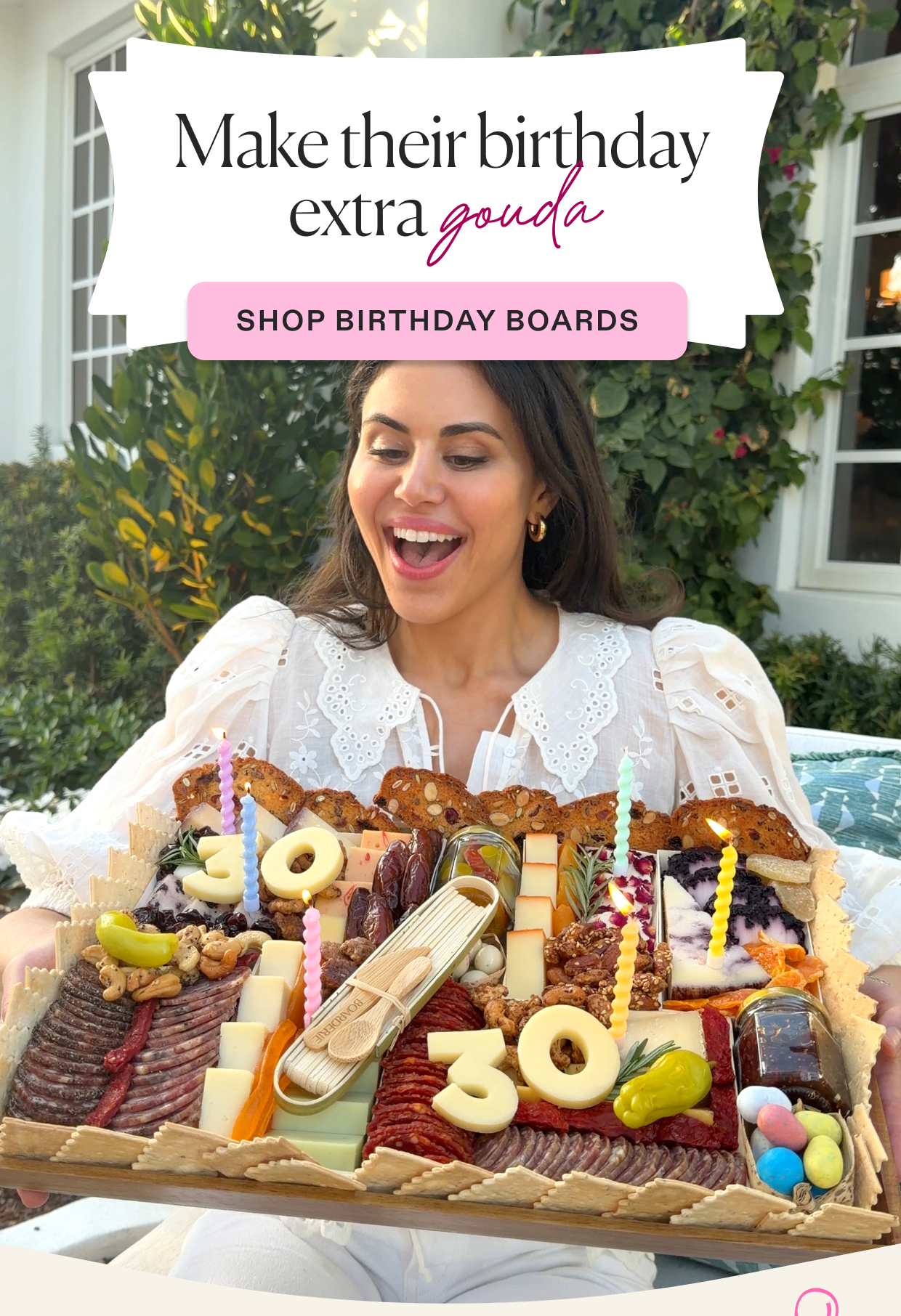 Make their birthday extra gouda. Click to shop birthday boards.
