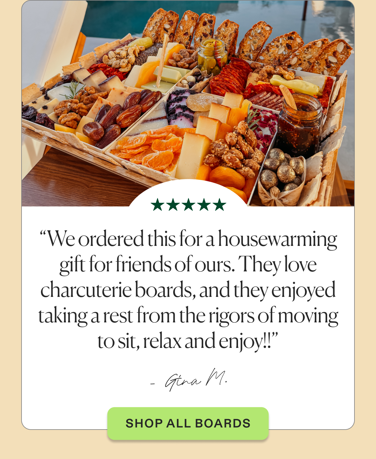 Send a housewarming gift, click to shop all boards