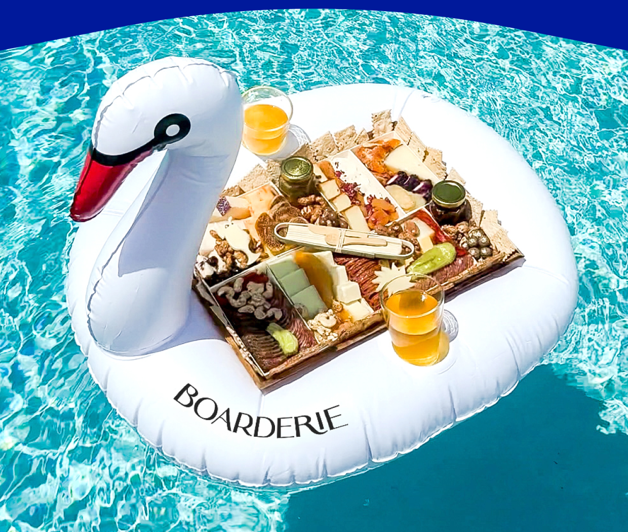 Click to shop custom pool floatie, add to any large board