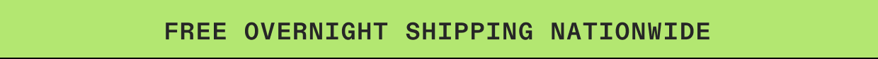 Free overnight shipping nationwide