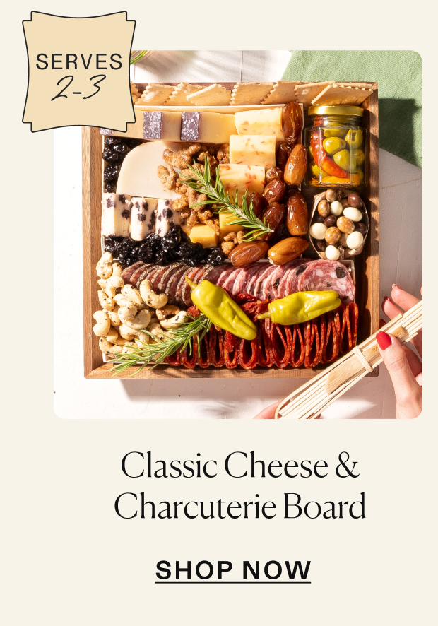 Click to shop classic cheese & charcuterie board