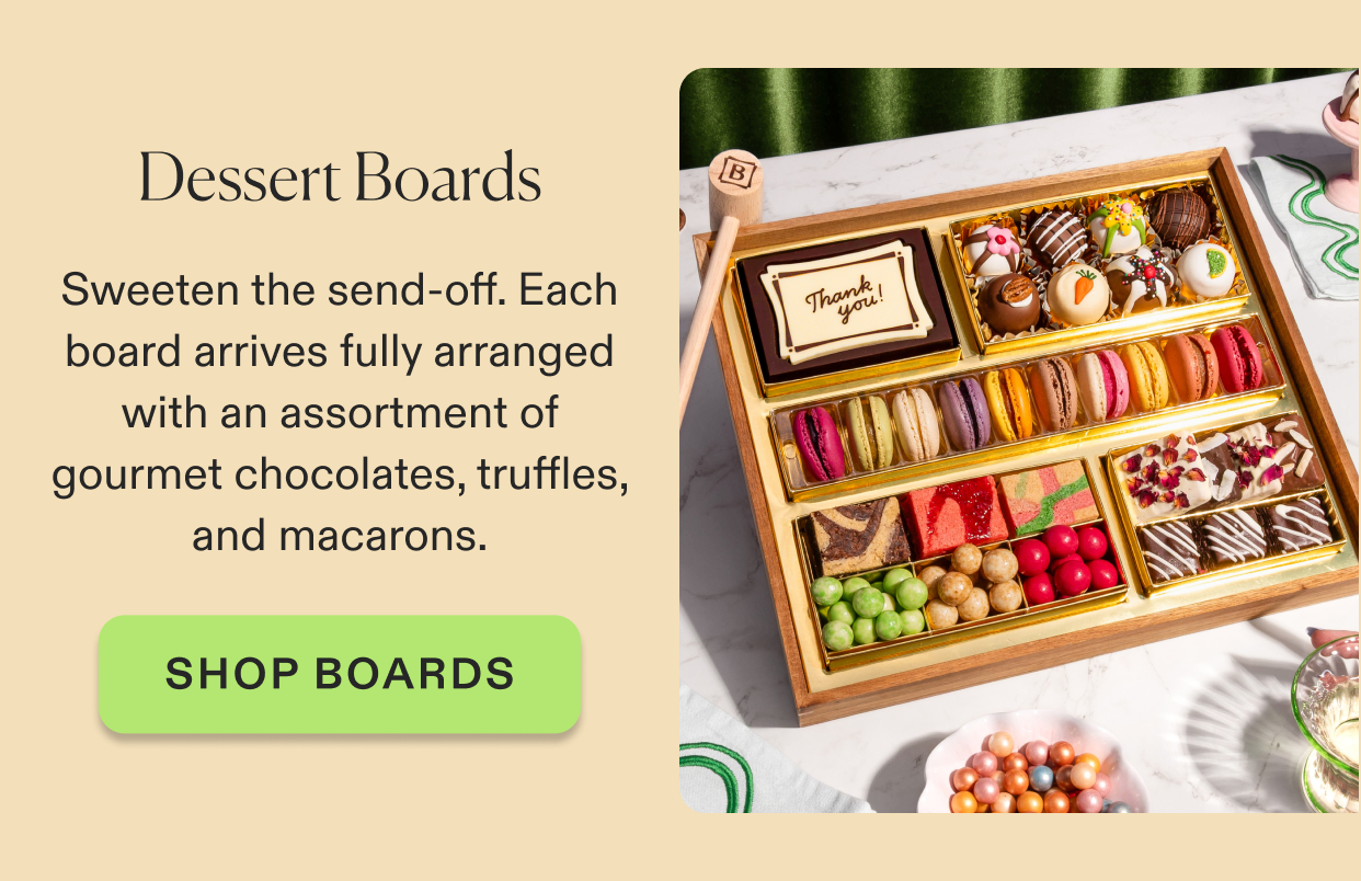 Click to shop Thank You dessert boards