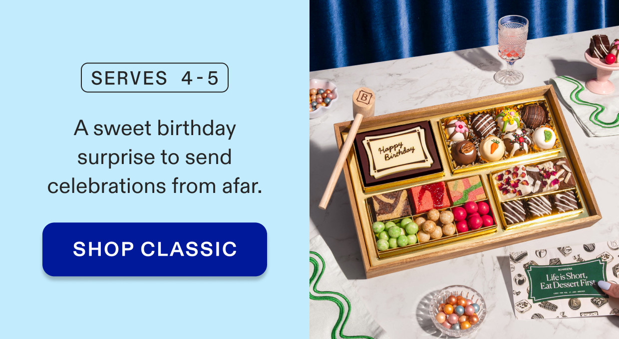 click to shop classic birthday dessert boards, serves 4-5 people