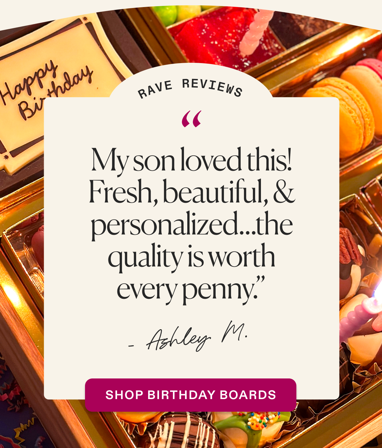 Click to shop Birthday boards