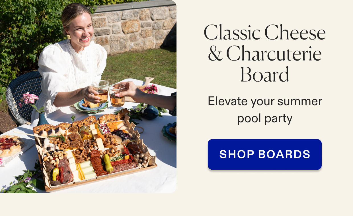 Click to shop classic cheese & charcuterie board.
