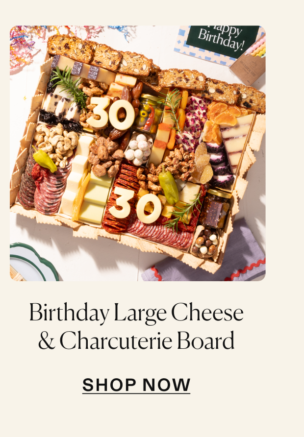 Click to shop Large Birthday cheese & charcuterie boards