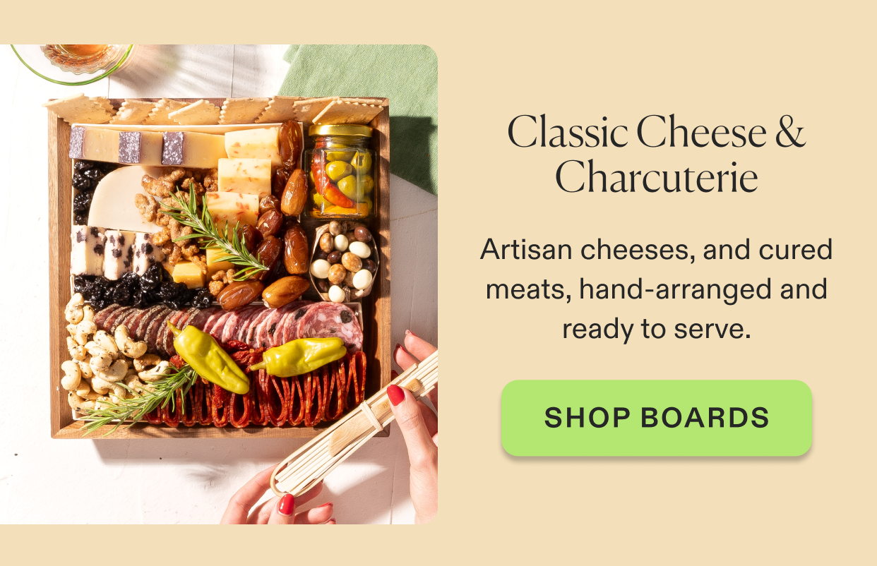 Click to shop classic cheese & charcuterie board