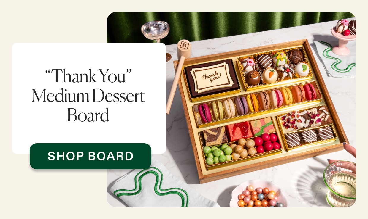 Click to shop "thank you" dessert boards
