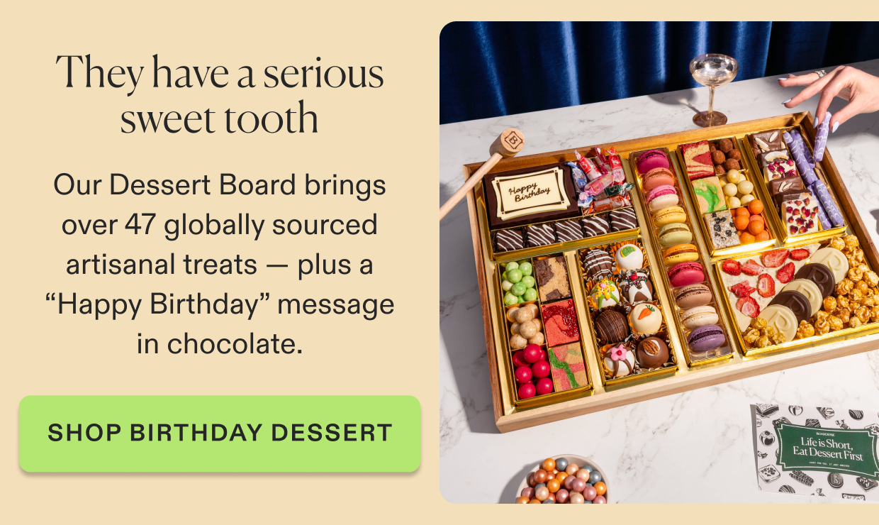 Click to shop Birthday Dessert Boards.