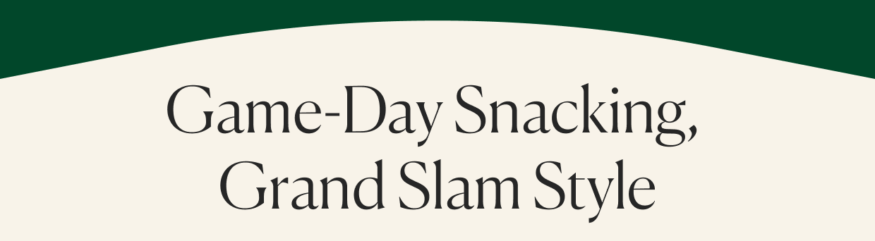 Game day snacking, grand slam style. Click to shop boards for US Open Finals viewing.