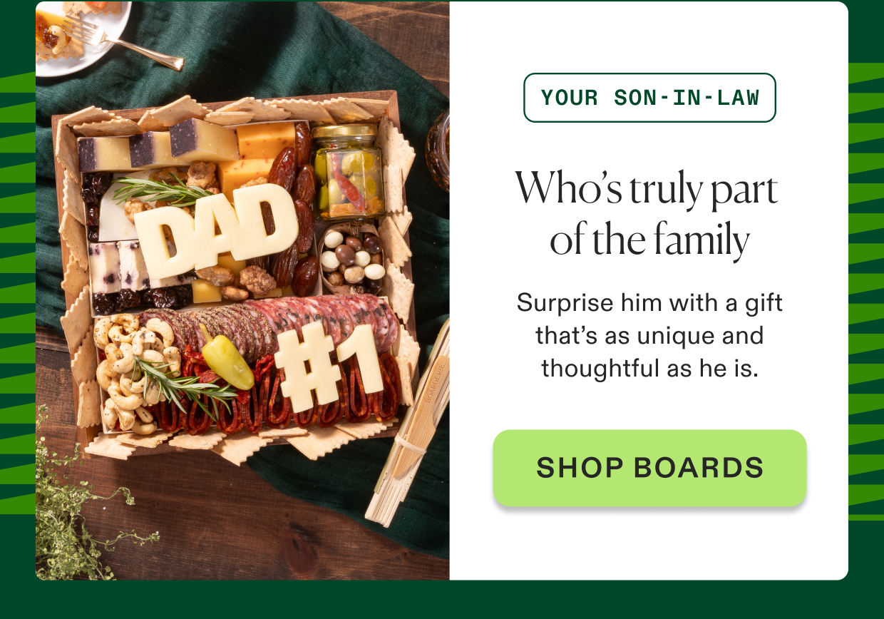 Click to shop Father's Day boards for Son-in-laws