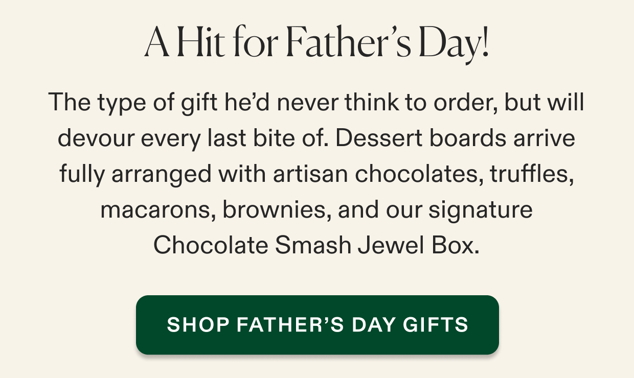 Click to shop Father's Day Dessert Boards.