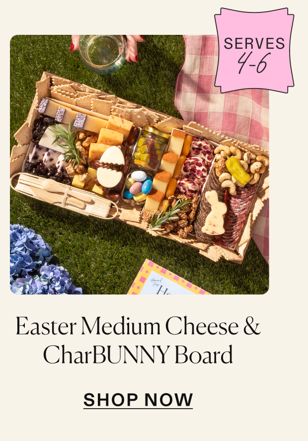 Easter Medium Cheese & CharBUNNY Board