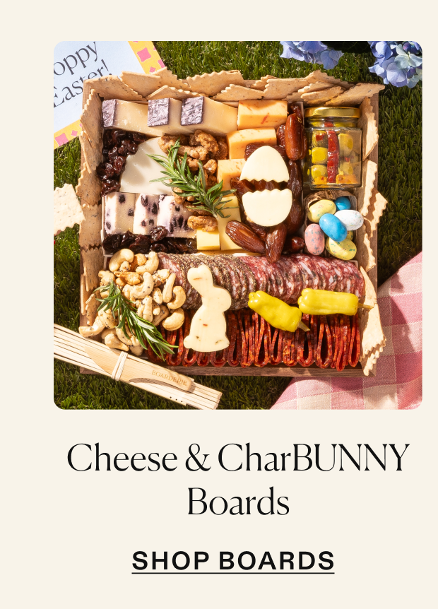 Easter Cheese & CharBUNNY Boards