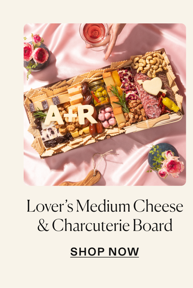 click to shop lover's medium cheese & charcuterie board