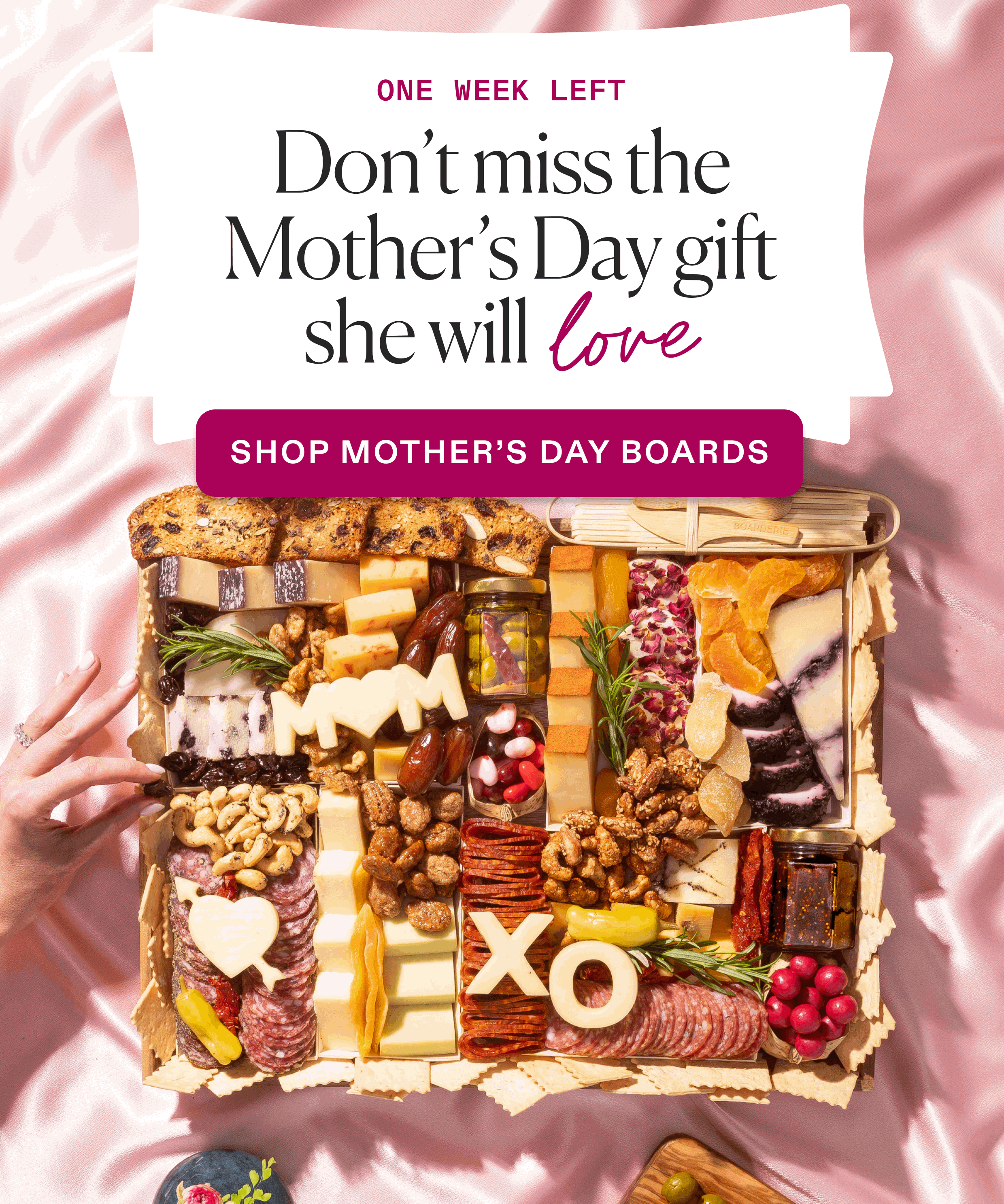 Don't miss the Mother's Day gift she will love, click to shop Mother's Day Boards