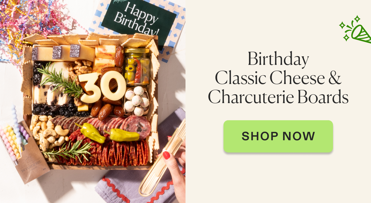 Click to shop Birthday cheese & charcuterie boards