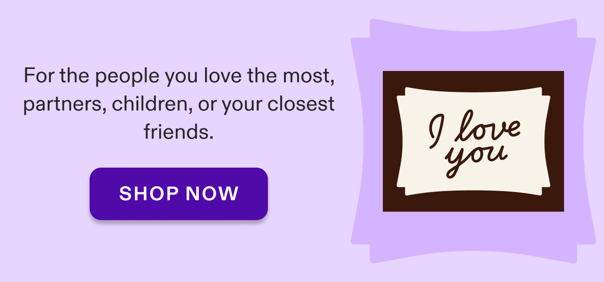 Click to shop medium dessert board with chocolate "i love you" message