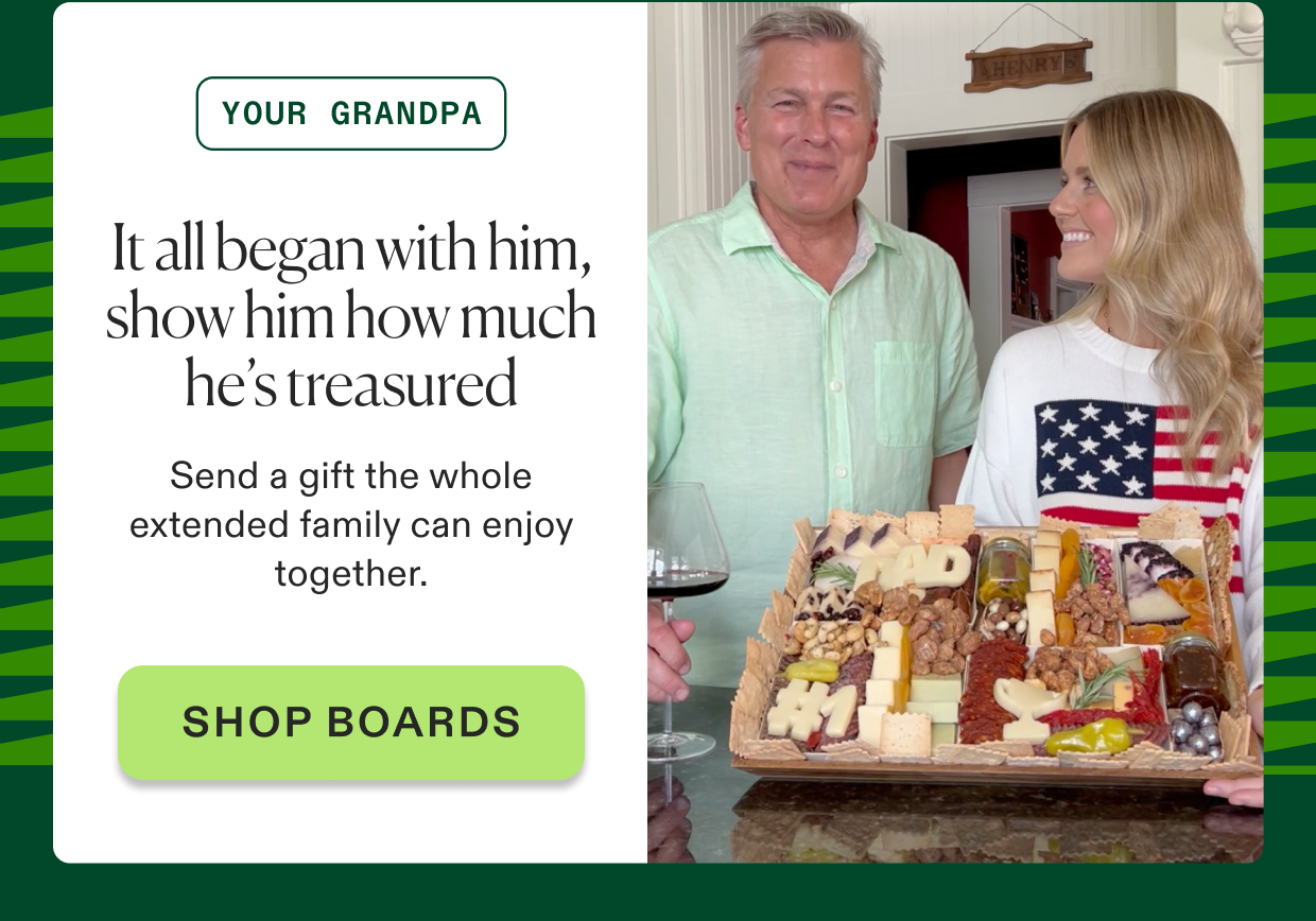Click to shop Father's Day boards for Grandpa