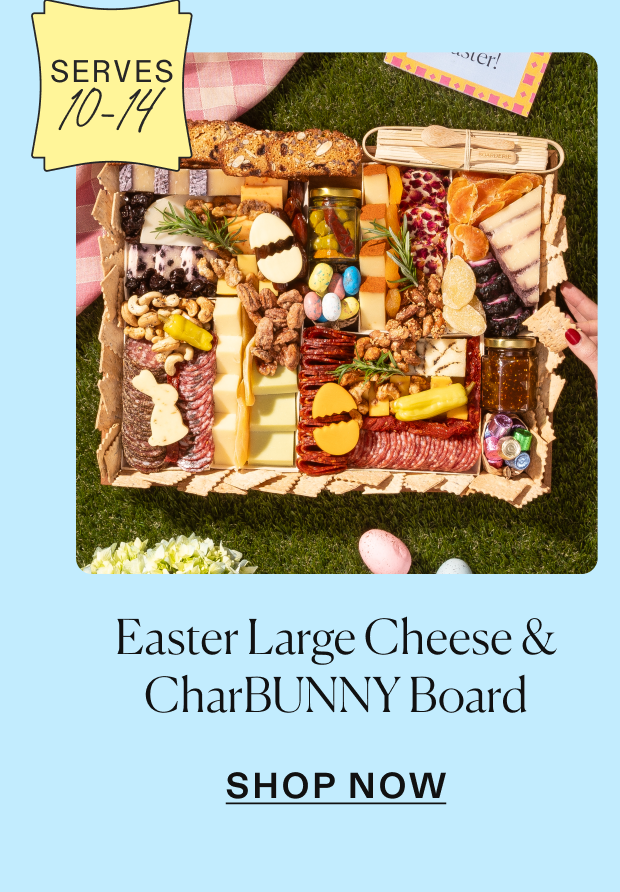 Easter Large Cheese & CharBUNNY Board