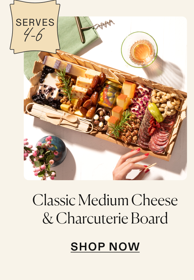 Click to shop classic medium cheese & charcuterie board