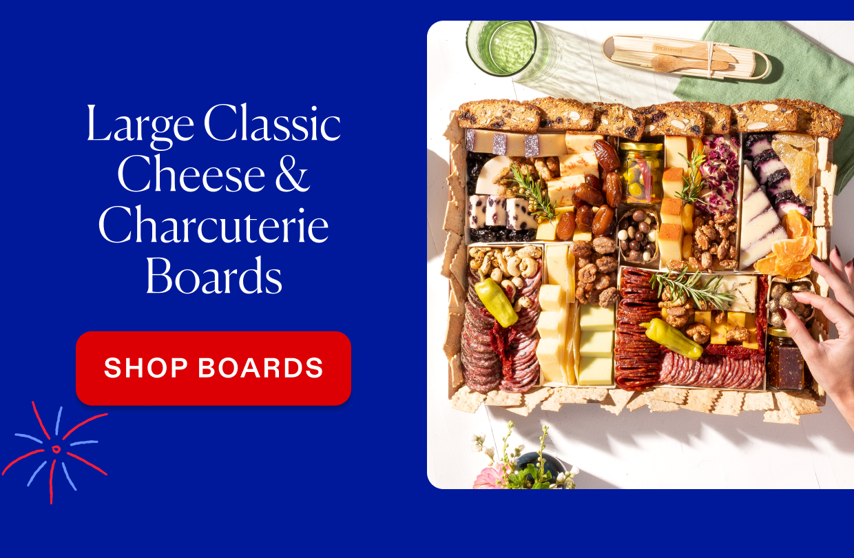 click to shop Cheese & Charcuterie Boards