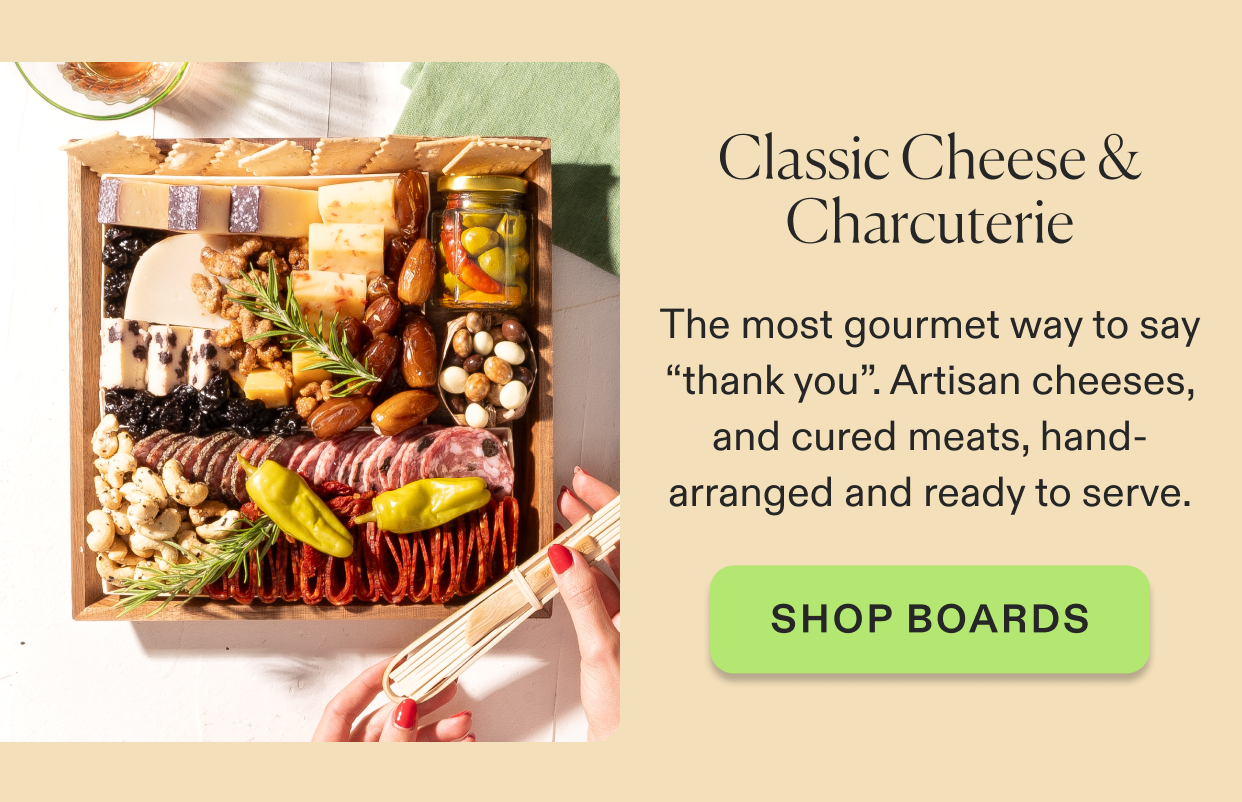 Click to shop classic cheese & charcuterie boards