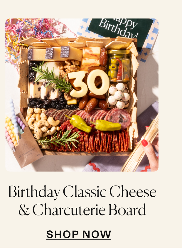 click to shop classic birthday cheese & charcuterie board