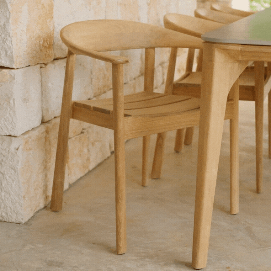 Bloom 3-seater sofa with a plinth base in the colour taupe.