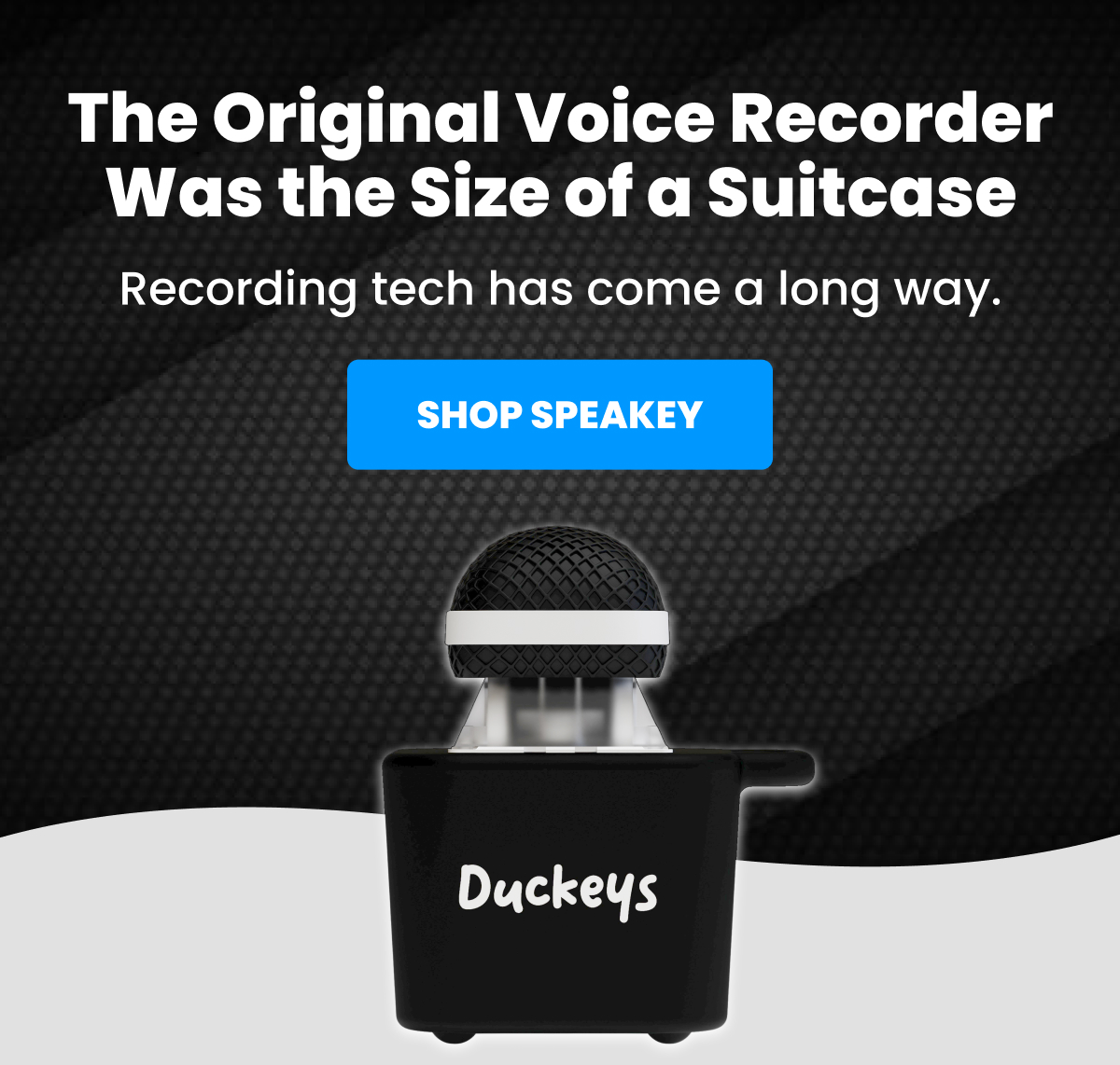 The Original Voice Recorder Was the Size of a Suitcase