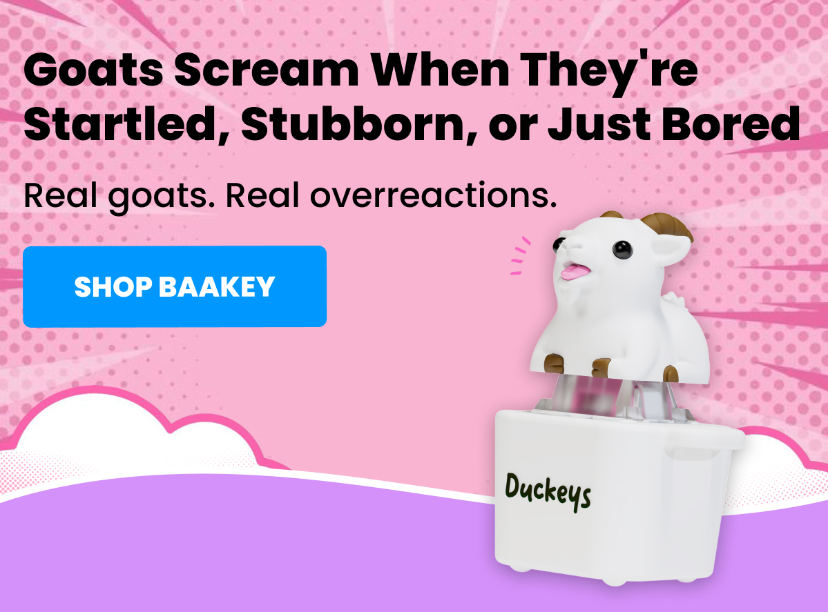 Goats Scream When They're Startled, Stubborn, or Just Bored