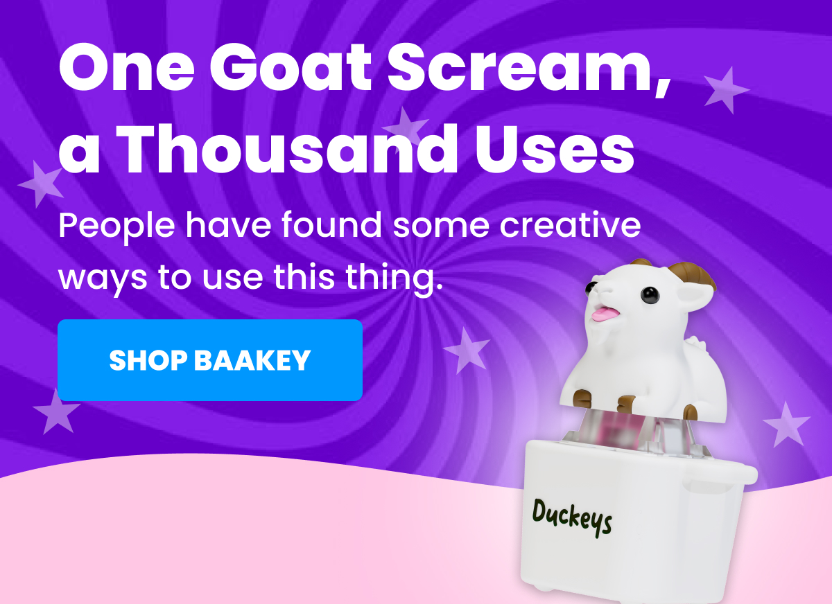 One Goat Scream, a Thousand Uses