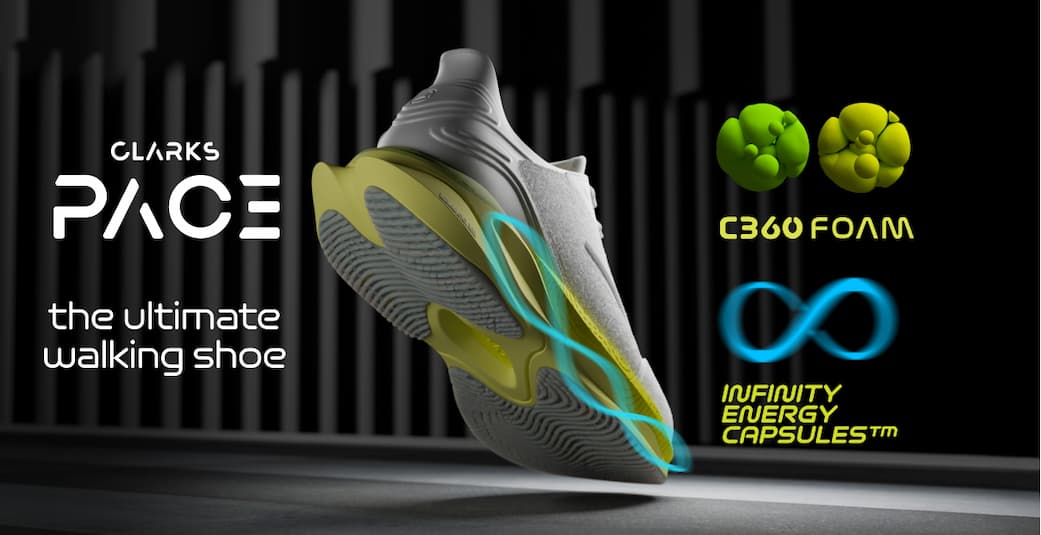 Clarks Infinity Capsules and C360 foam