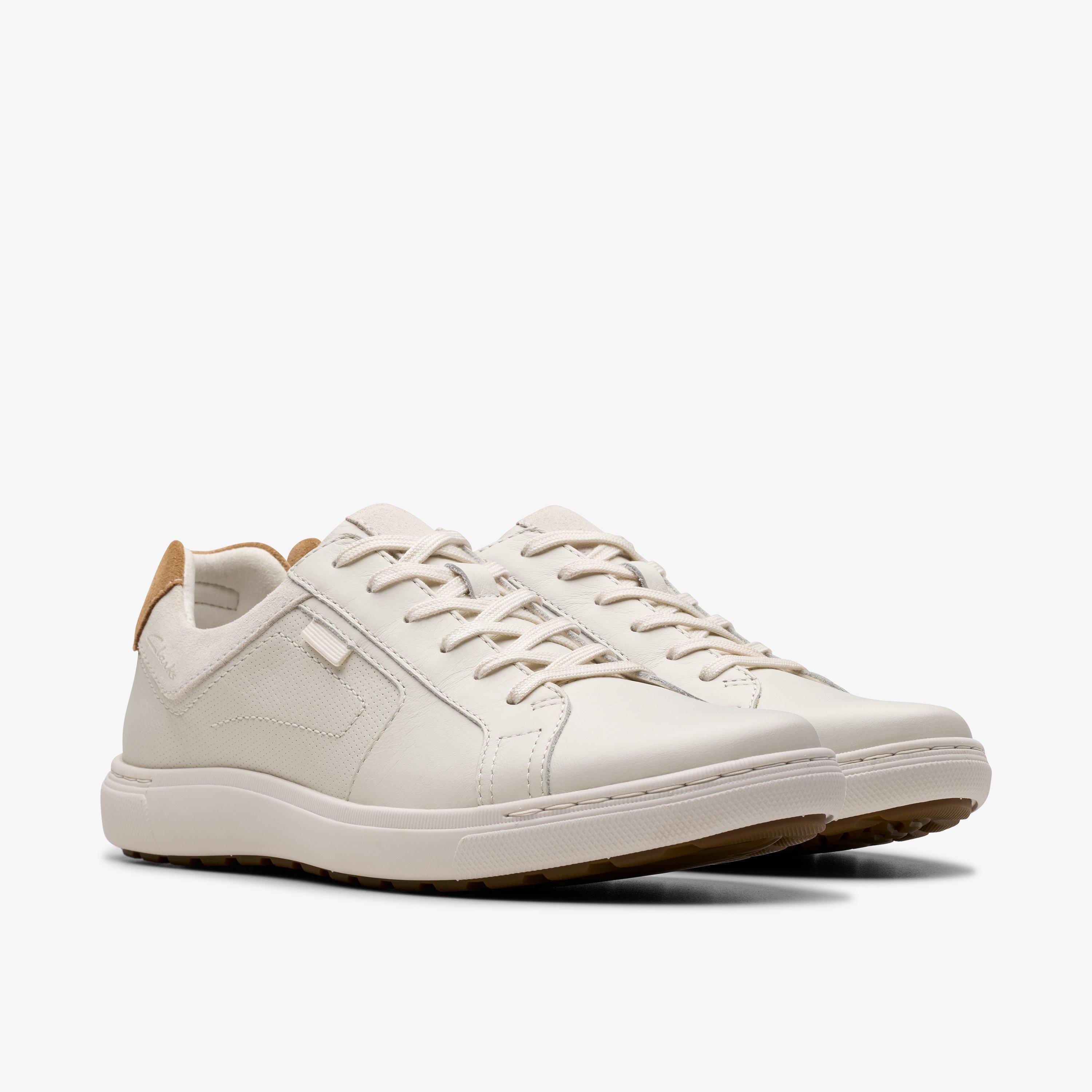 Mapstone Lace White Leather