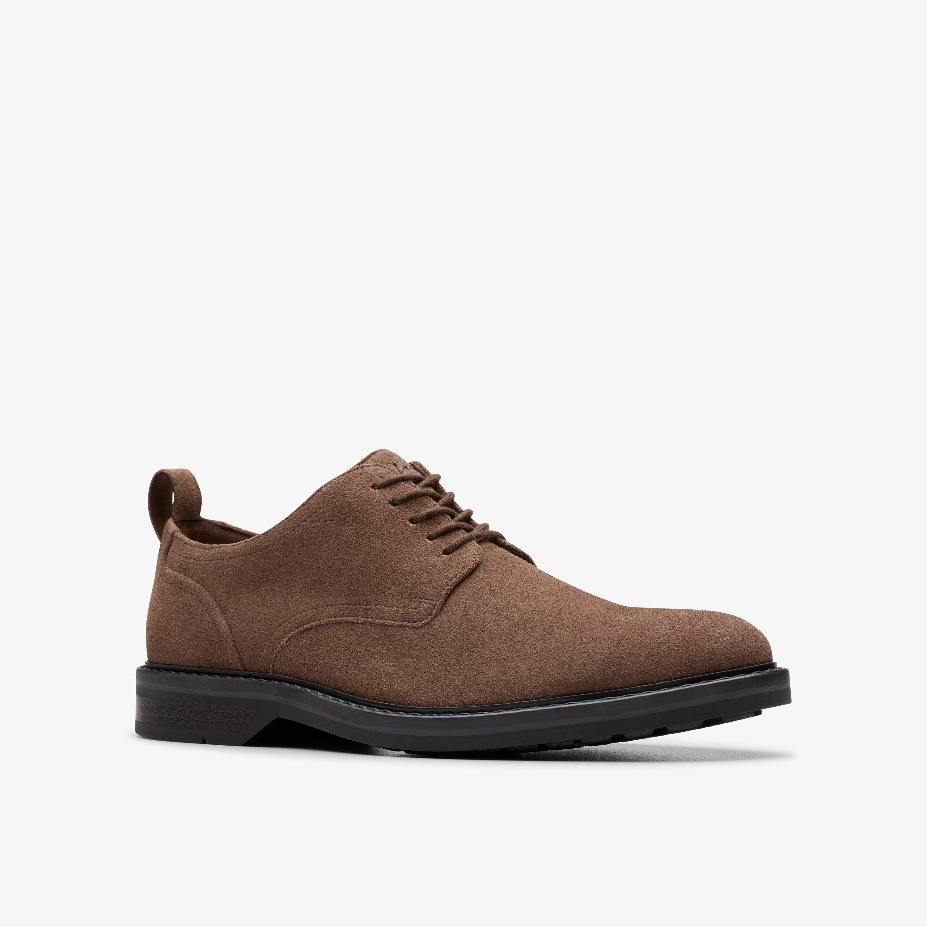 Aldwin Lace Brown Suede